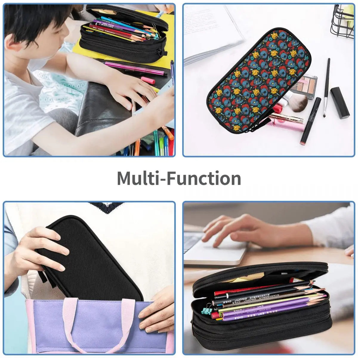 Undertale Anime Zipper Pen Bag for School