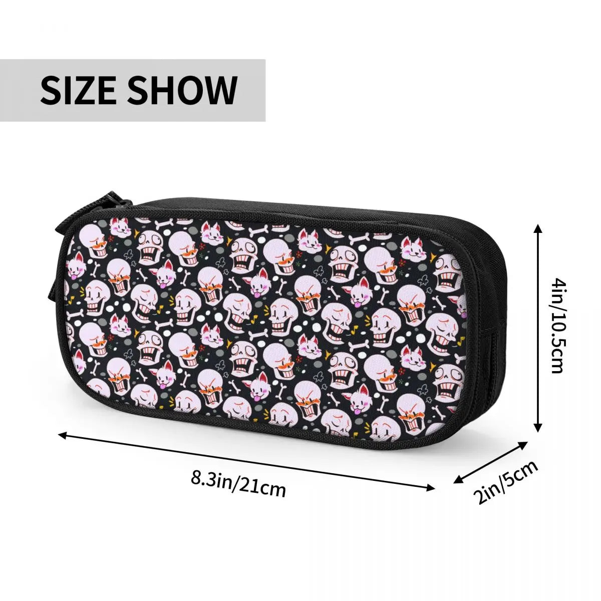 Undertale Pen Box Student School Anime Zipper Pen Bag Child Stationery Bag