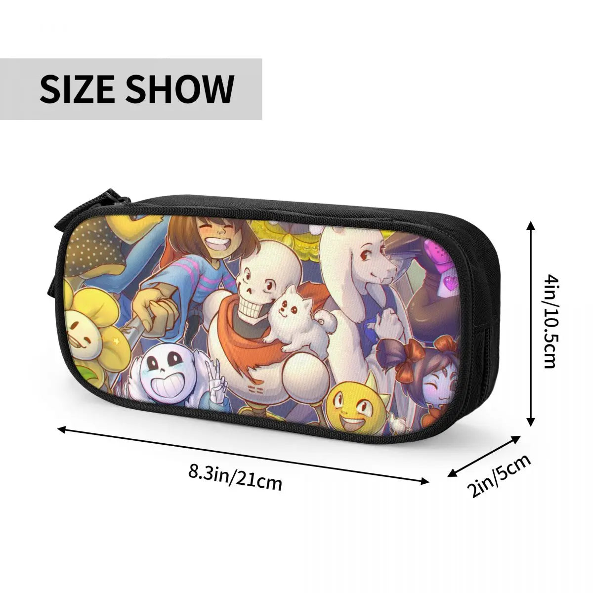 Undertale Pen Box Student School Anime Pen Bag