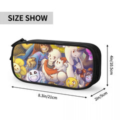 Undertale Pen Box Student School Anime Pen Bag