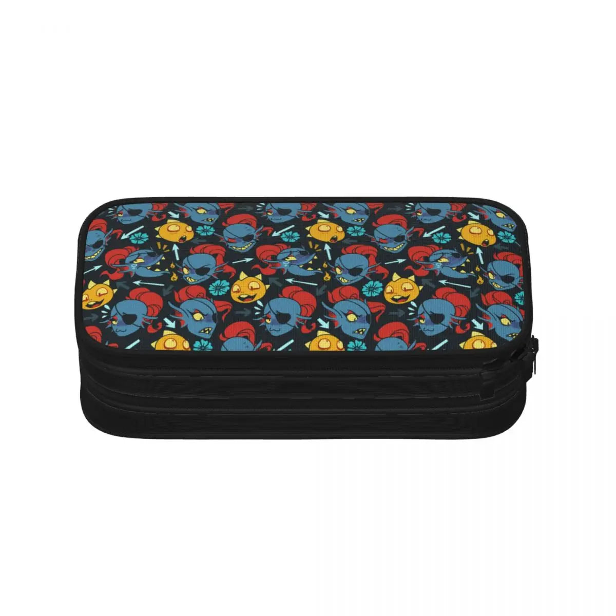 Undertale Pen Box Student School Anime Zipper Pen Bag
