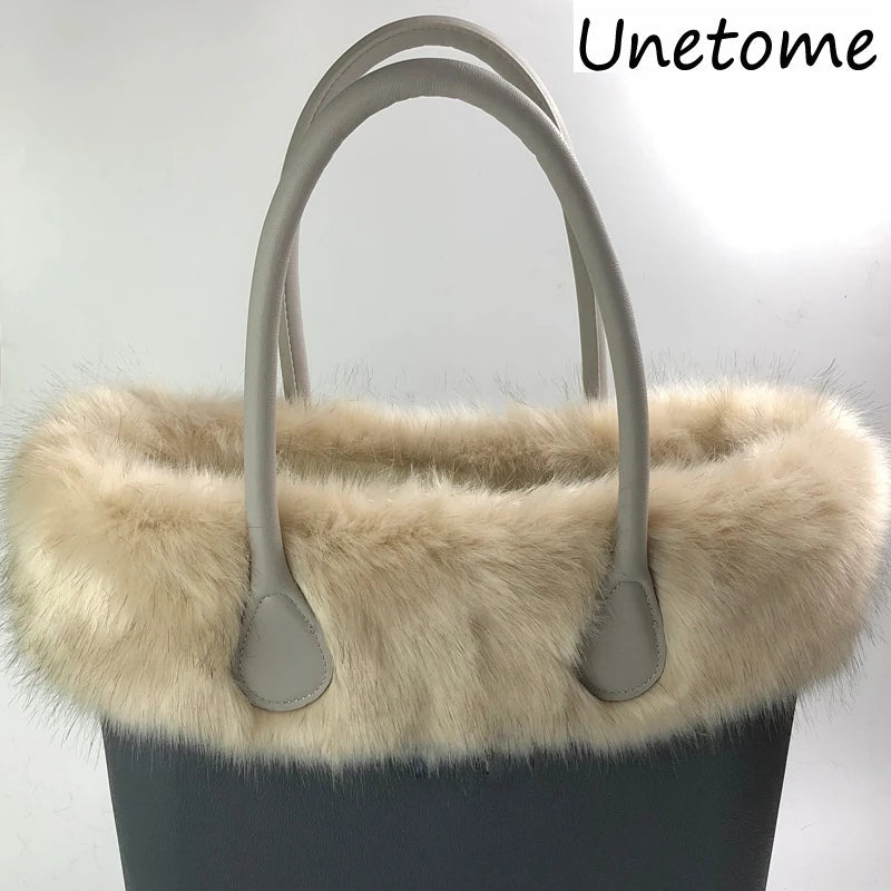 High Plush Trim for O BAG Thermal Plush Decoration Fur Fit Classic Big Mini Obag