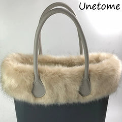 High Plush Trim for O BAG Thermal Plush Decoration Fur Fit Classic Big Mini Obag
