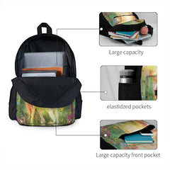 Unicorn Butterfly Backpack Schoolbag Men's Women's Waterproof