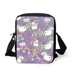 Unicorn Printed Crossbody Bag For Women Mini Travel Bag