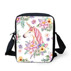 Unicorn Printed Crossbody Bag For Women Mini Travel Bag