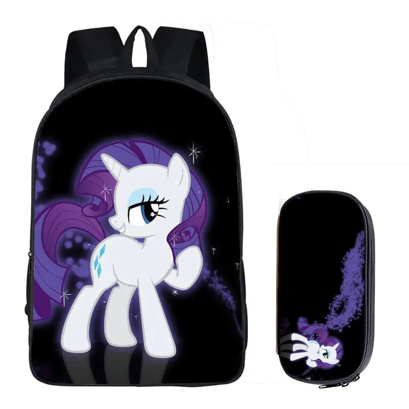 Unicorn Printed Kids School Bag for girls boys Child Book Bags