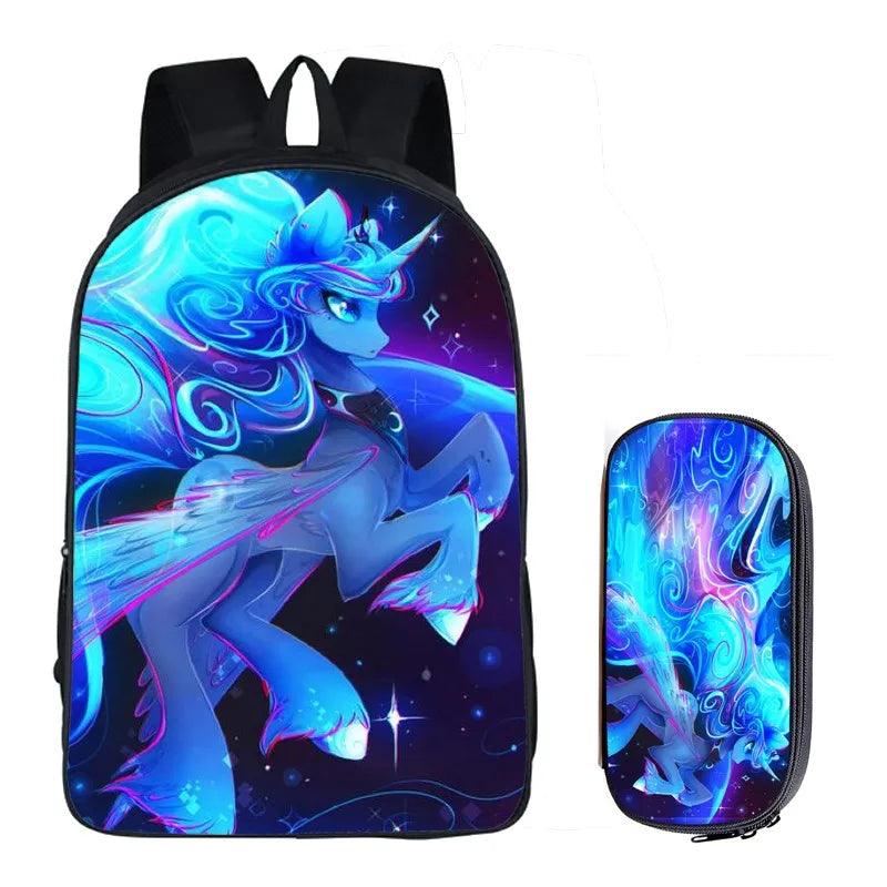 Unicorn Printed Kids School Bag for girls boys Child Book Bags