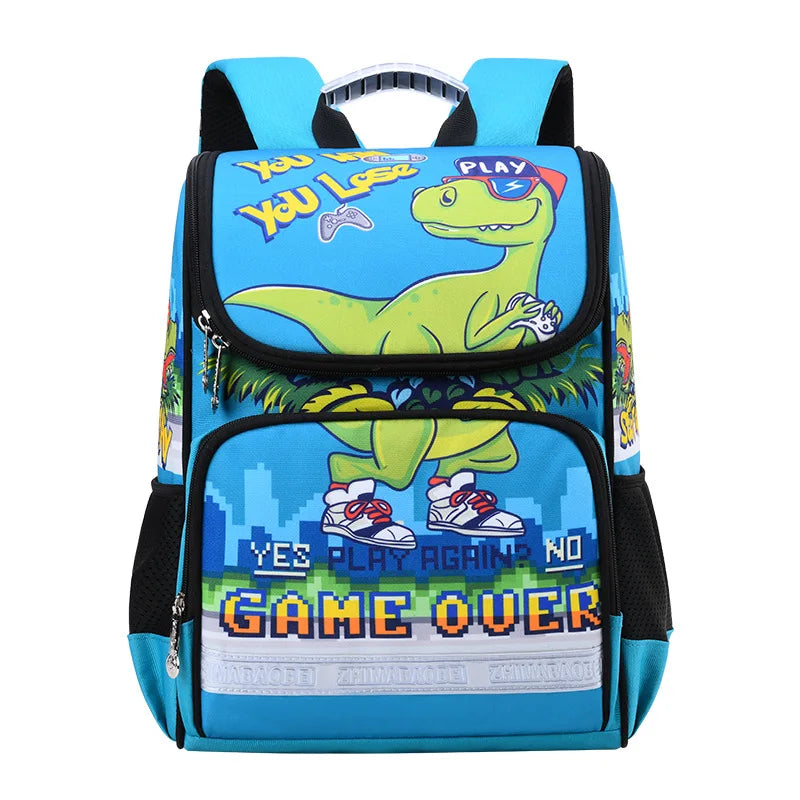 Unicorn School Bag Kids Backpack For Boys Girls 3D Animal Dinosaur Orthopedic