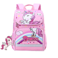 Unicorn School Bag Kids Backpack For Boys Girls 3D Animal Dinosaur Orthopedic