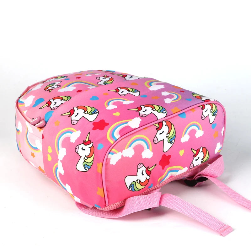 Unicorn Kindergarten Backpacks Schoolbags Boys Girls Kids Backpacks