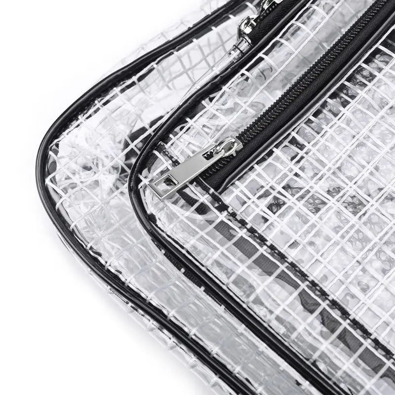Anti-static Clear Backpack Travel Shoulder Bags PVC Rucksack