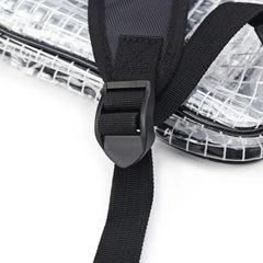 Anti-static Clear Backpack Travel Shoulder Bags PVC Rucksack
