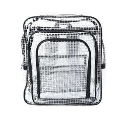 Anti-static Clear Backpack Travel Shoulder Bags PVC Rucksack