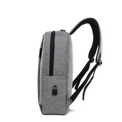 Unisex Oxford Waterproof Backpack USB Travel Large Capacity Laptop Rucksack
