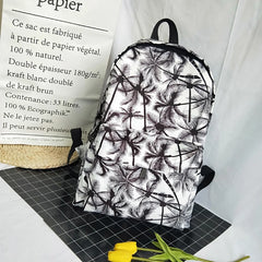 Unisex Nylon College Student Backpack Casual School Bag Travel Rucksack