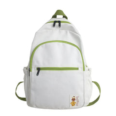 Unisex Canvas School Bag Travel Backpack Shoulder Bag Student Backpack Youth