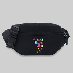 Casual Butterfly Series Waist Bag Chest Bag Messenger Bag