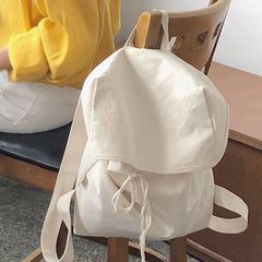 Unisex Canvas Backpack Street Rucksack Japanese Style Bag