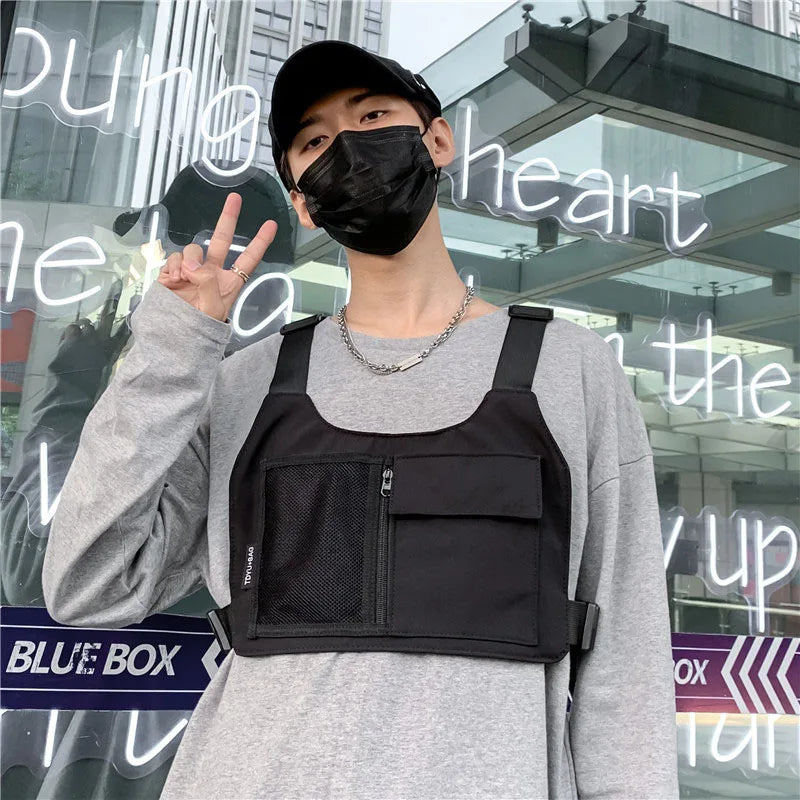 Tactical Chest Bag Unisex Bullet Hip Hop Streetwear Waist Pack