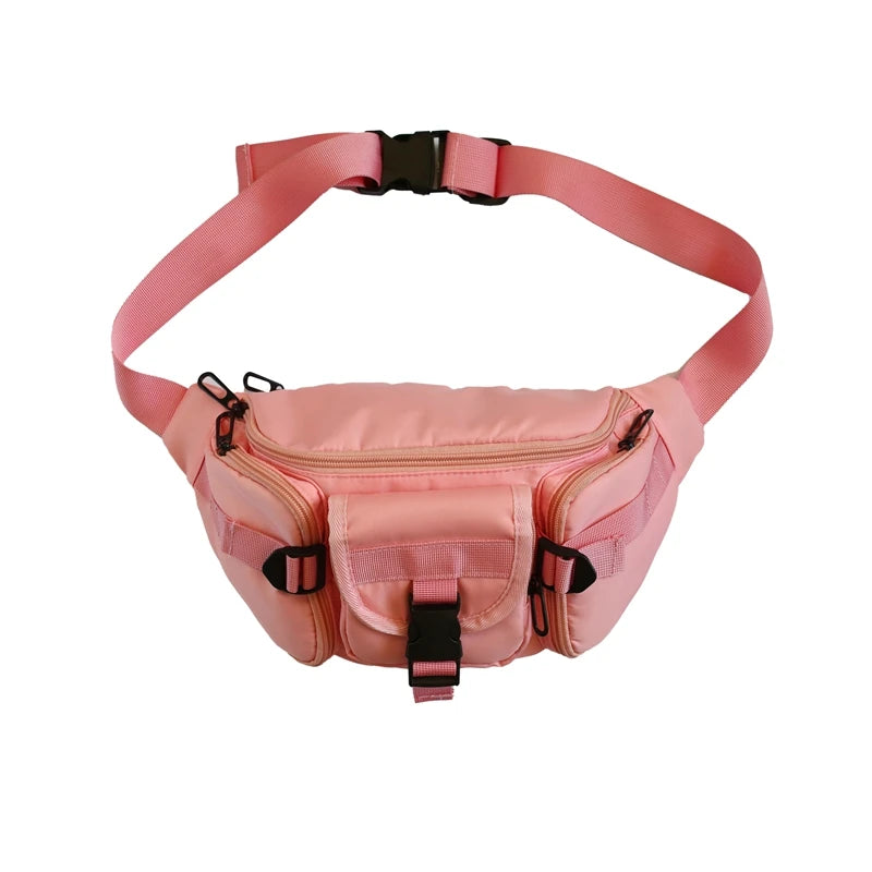 Unisex Fanny Pack Bum Leg Purses Waist Bag Functional Chest Phone Pouch