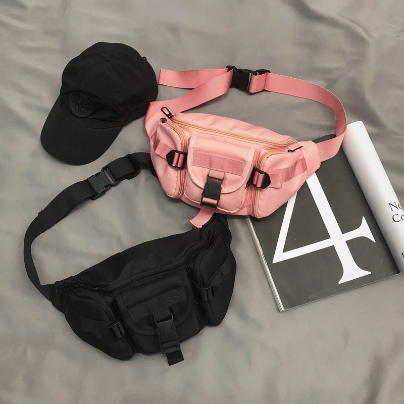 Unisex Fanny Pack Bum Leg Purses Waist Bag Functional Chest Phone Pouch