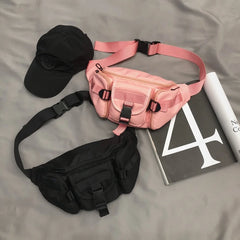 Unisex Fanny Pack Bum Leg Purses Waist Bag Functional Chest Phone Pouch