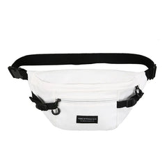 Canvas Unisex Fanny Pack Waist Bag Streetwear Chest Bag Hip Hop Banana Bags