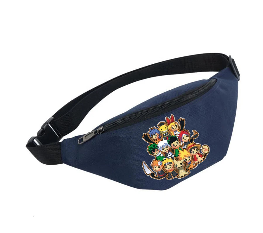 Unisex Waterproof Fanny Pack Waist Bag For Gintama