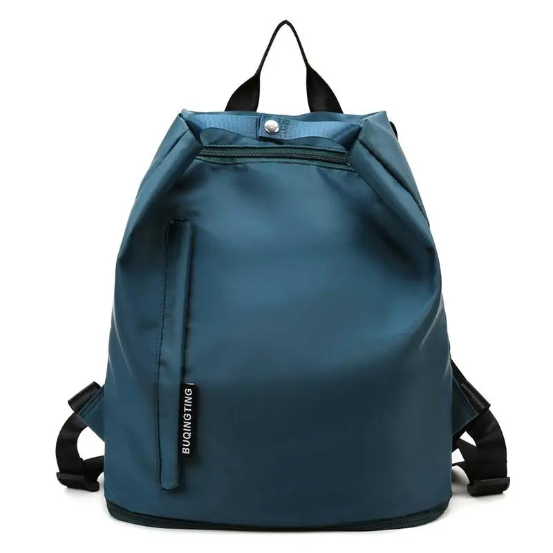 Unisex Nylon Backpack Dry Wet Separation for Swimming Fitness