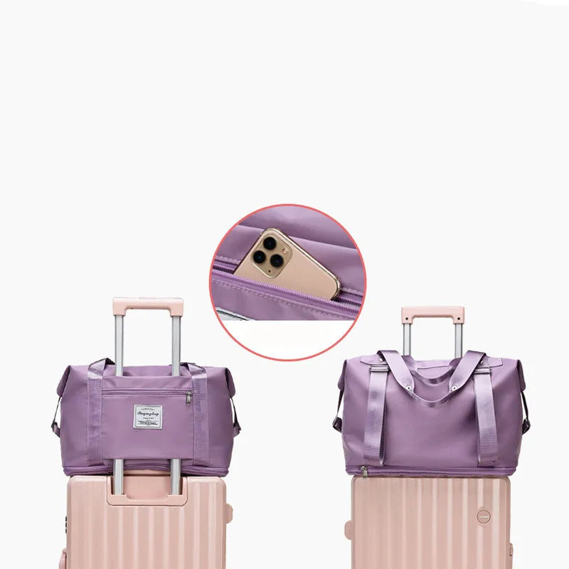 Unisex Large Travel Cabin Tote Bag Handbag Nylon Waterproof