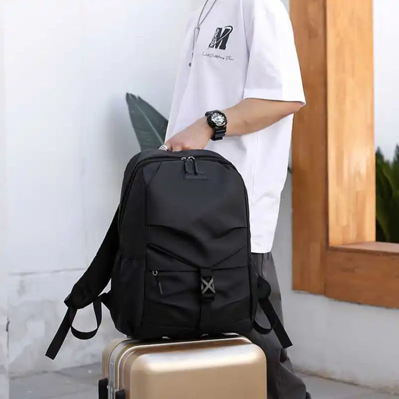 Unisex Waterproof Backpack Men Street Computer Bag Large Capacity Travel