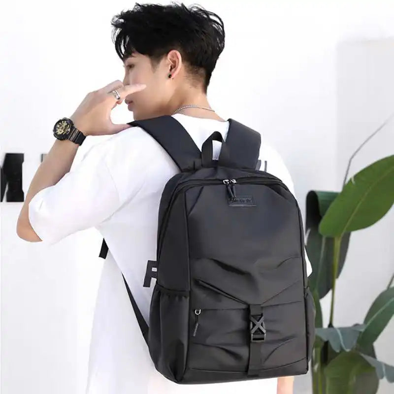 Unisex Waterproof Backpack Men Street Computer Bag Large Capacity Travel