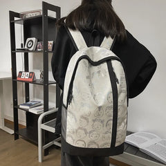 Unisex Waterproof Backpack Casual Travel Student Schoolbag
