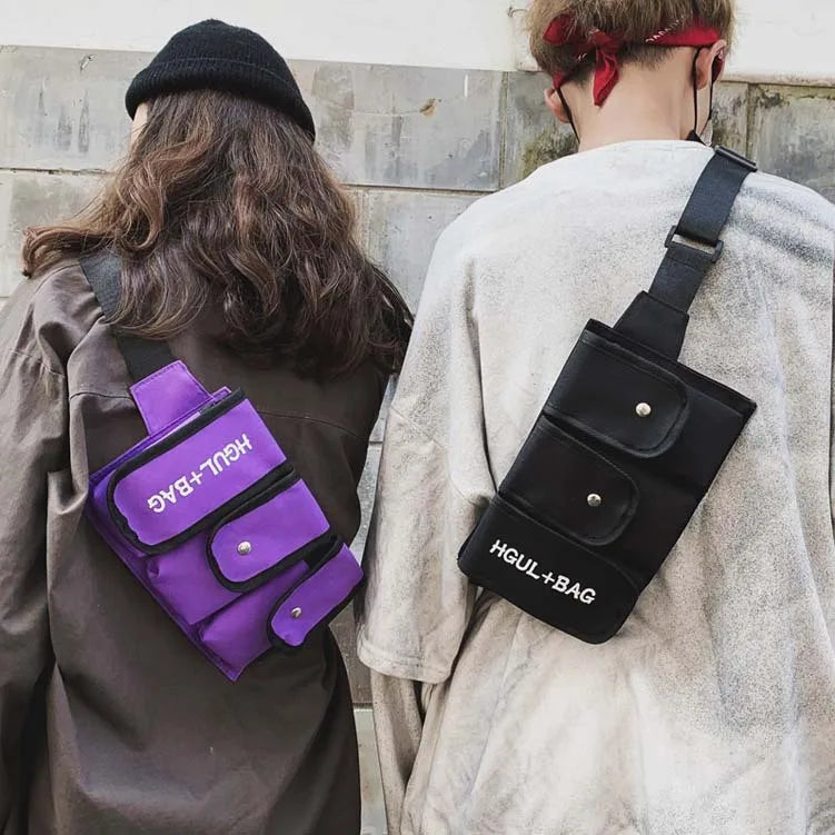 Unisex Oxford Fanny Waist Pack Belt Bag Multi-pocket Phone Bum Bag