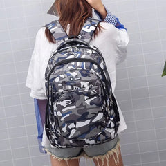 Large Capacity Camo Backpack Outdoor Travel Bag Waterproof Mountaineering Bag