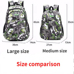 Large Capacity Camo Backpack Outdoor Travel Bag Waterproof Mountaineering Bag
