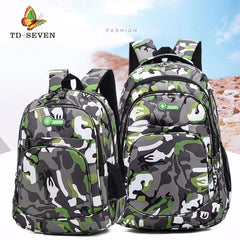 Large Capacity Camo Backpack Outdoor Travel Bag Waterproof Mountaineering Bag