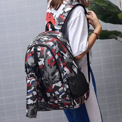 Large Capacity Camo Backpack Outdoor Travel Bag Waterproof Mountaineering Bag