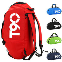 Large Capacity Travel Sport Gym Bag Nylon Shoes Storage Fitness Adjustable Strap