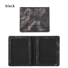 Unisex Marble Pattern PU Leather Travel Passport Cover Wallet Case