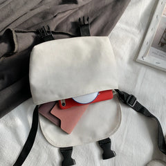 Canvas Mini Satchels Shoulder Bag Women Crossbody Handbag