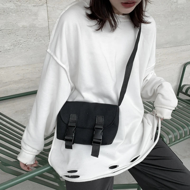 Canvas Mini Satchels Shoulder Bag Women Crossbody Handbag