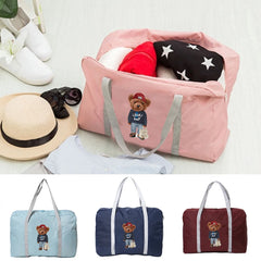 Unisex Outdoor Camping Toiletries Organizer Handbag Bear Print Series