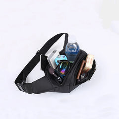 Canvas Travel Bag Crossbody Chest Bags Waist Packs Pocket