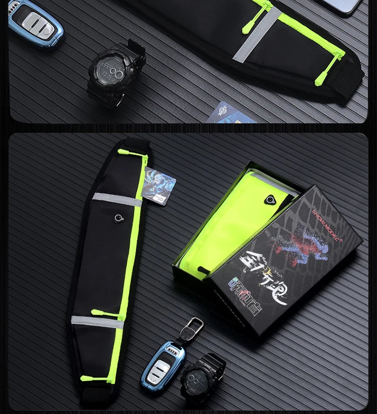 Unisex Running Bag Sports Waist Bags Waterproof Hiking Bum Bag