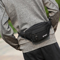 Unisex Red Waterproof Waist Bag Fanny Pack for Running Sport
