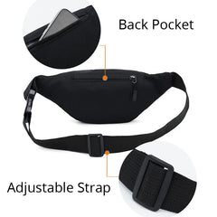 Unisex Red Waterproof Waist Bag Fanny Pack for Running Sport