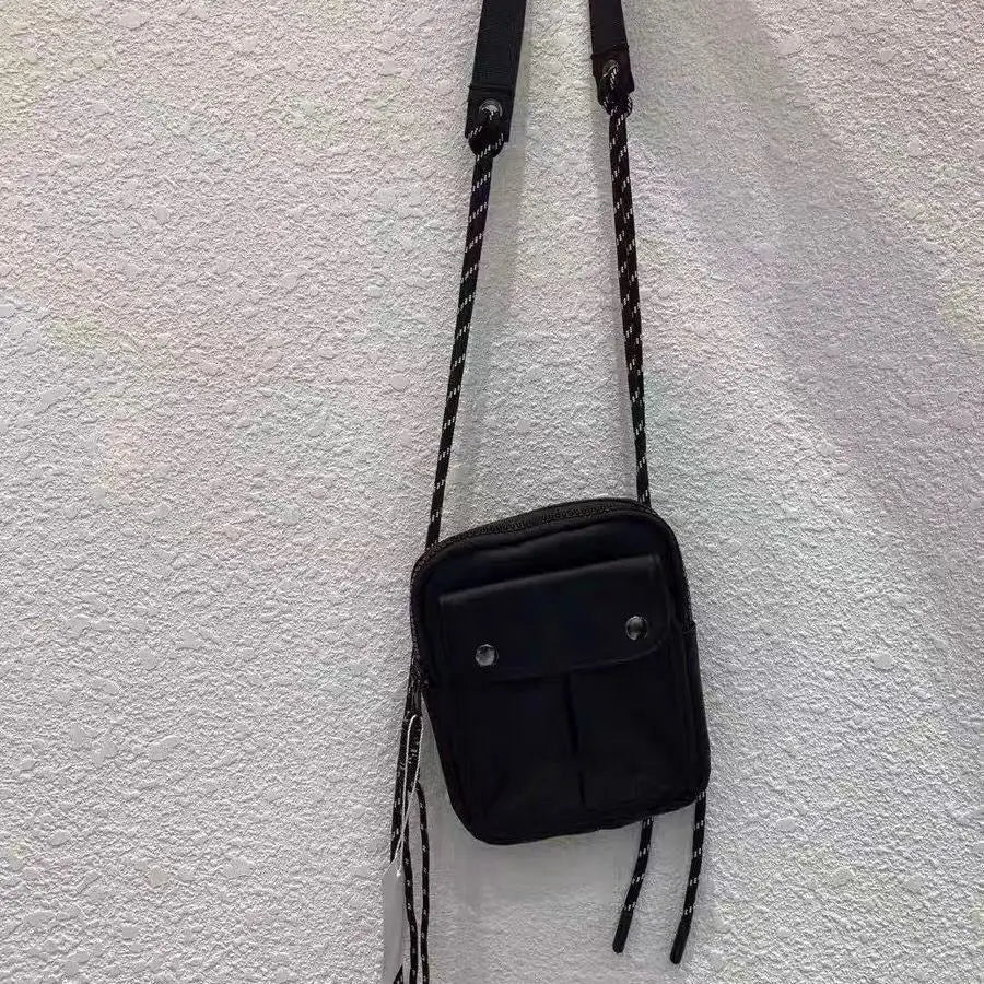 Unisex Nylon Shoulder Bag Soft Casual Crossbody Phone Bag