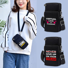Unisex Small Cell Phone Bag Pocket Women Mini Shoulder Bag